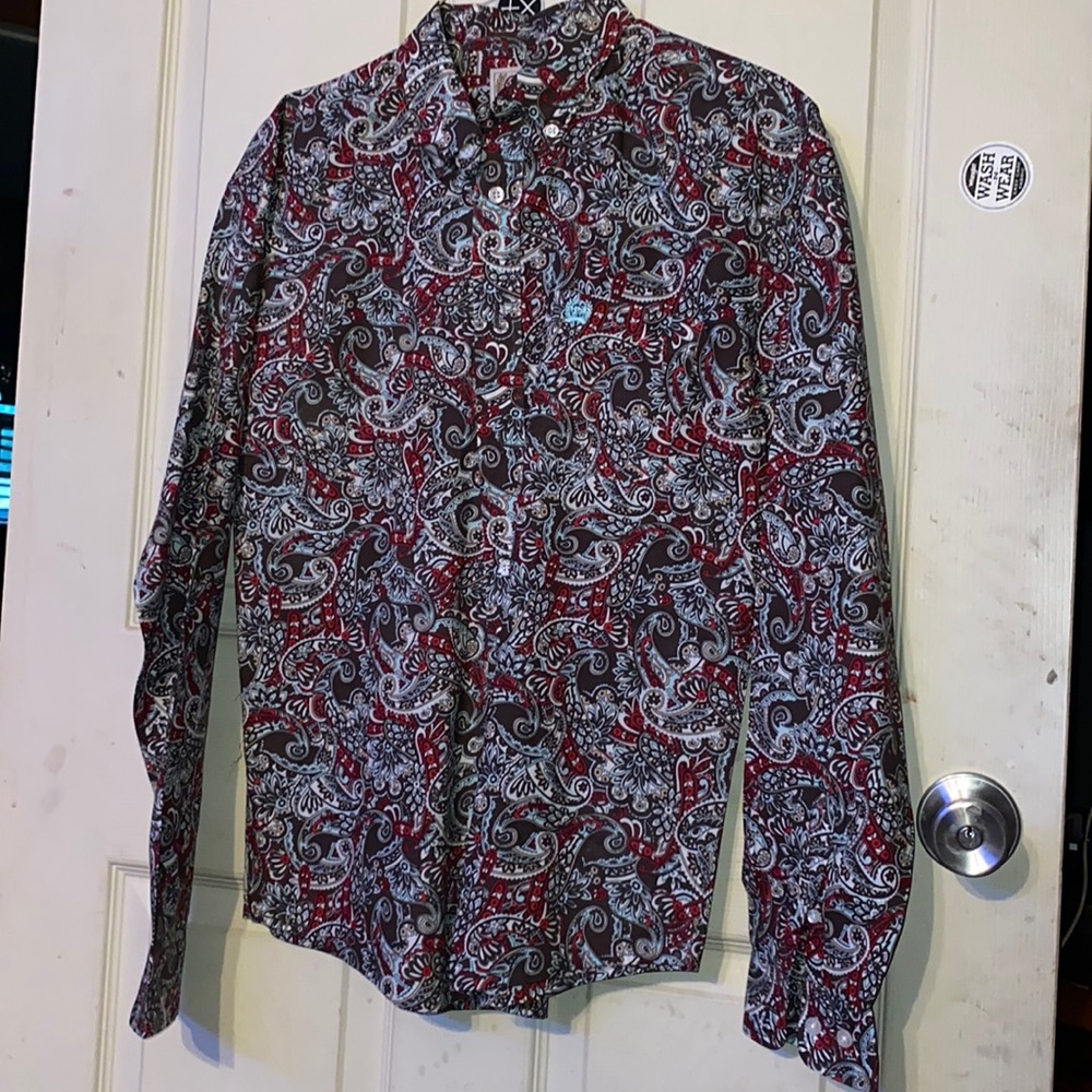 Cinche Kids long sleeve button up